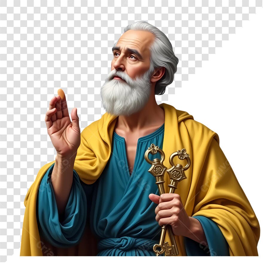 Imagem de São Pedro PSD Editável