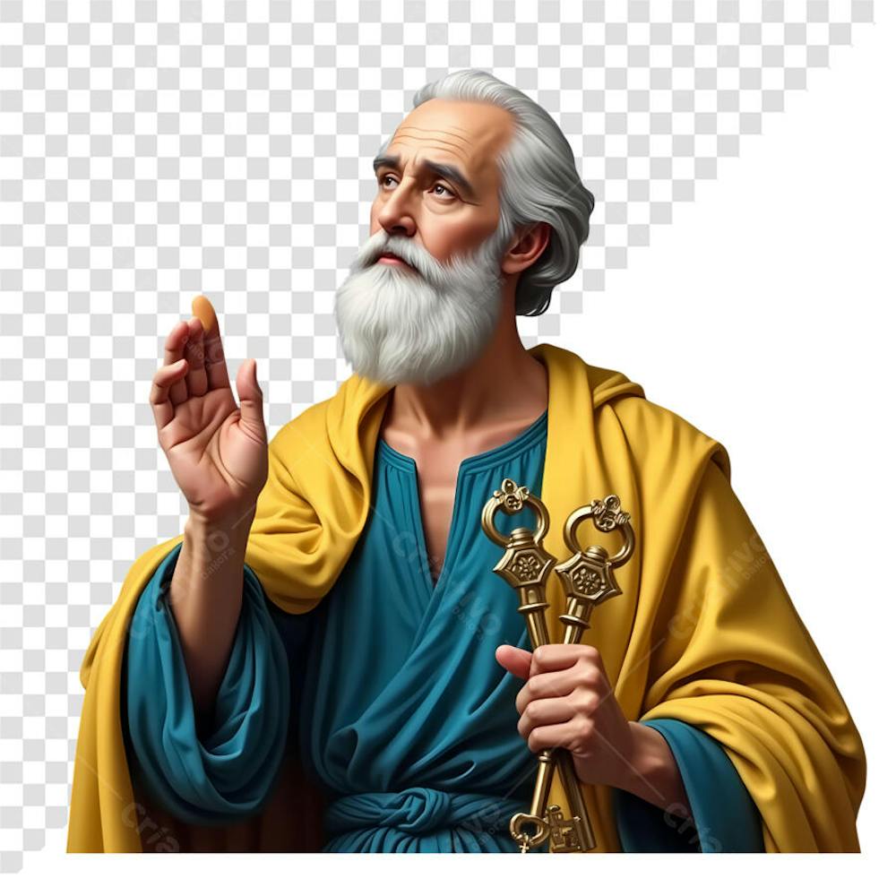 SÃO PEDRO PARA CAMISAS, POSTS E COMPOSIÇÕES