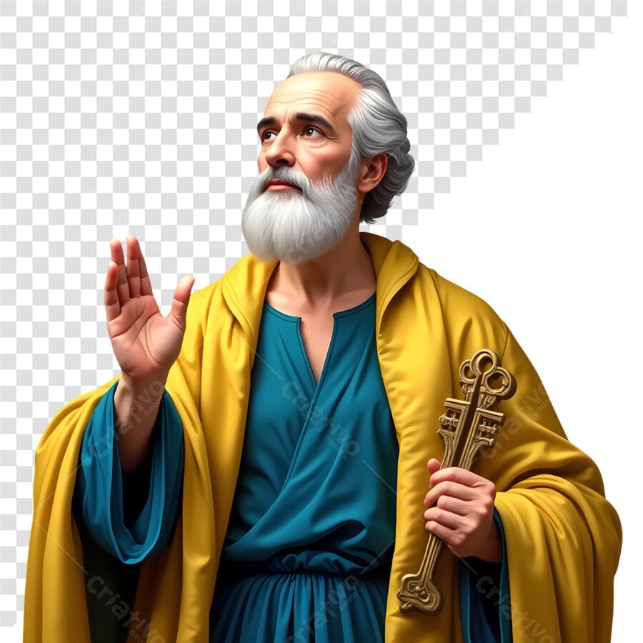 Imagem de São Pedro PSD Editável