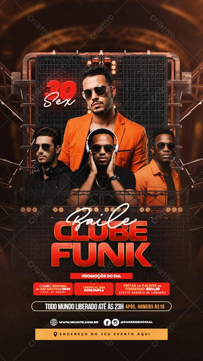 Story_Baile Clube Funk
