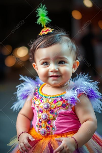BEBÊ CRIANÇA FANTASIADO COM FANTASIA DE CARNAVAL (21)