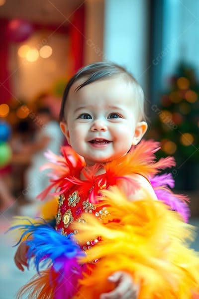 BEBÊ CRIANÇA FANTASIADO COM FANTASIA DE CARNAVAL (28)