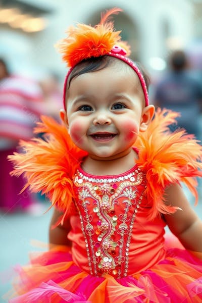 BEBÊ CRIANÇA FANTASIADO COM FANTASIA DE CARNAVAL (31)