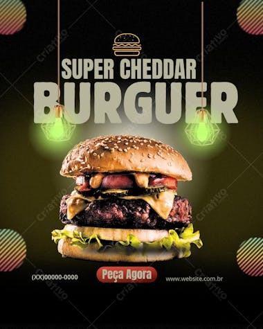 Suculento Burger Super Cheddar 