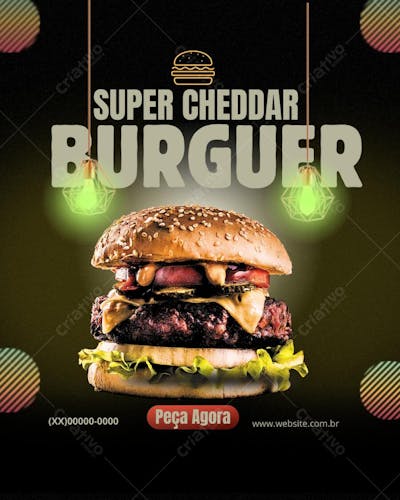 Suculento Burger Super Cheddar 