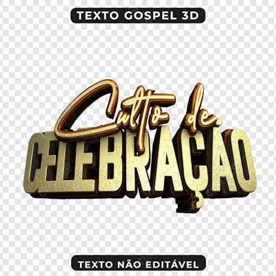 PSD CULTO DE CELEBRAÇÃO 3D