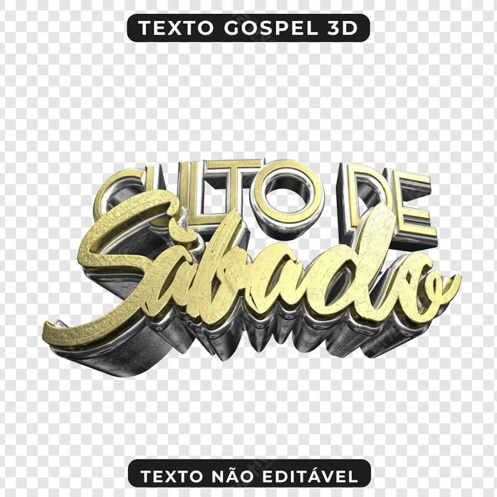 PSD FLYER CULTO DE SÁBADO 3D