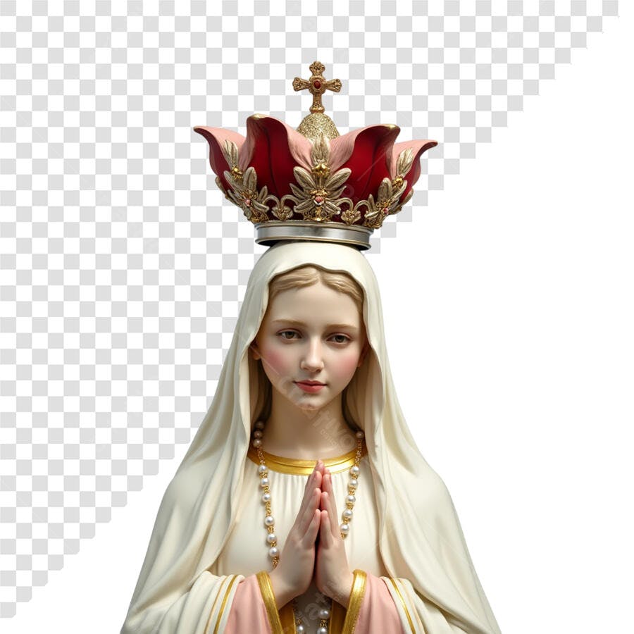Imagem Nossa Senhora PSD Editável para Dia de Nossa Senhora