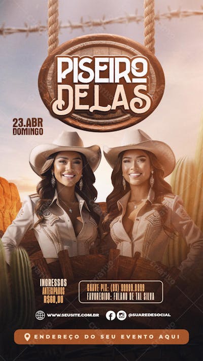 Story_Piseiro Delas
