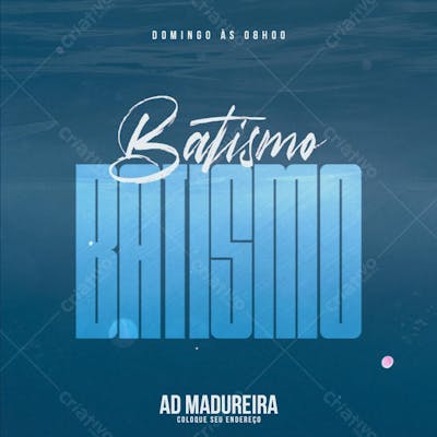 PSD BATISMO EM AGUAS