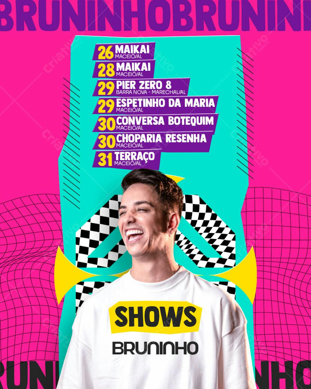Agenda da Semana - Bruninho