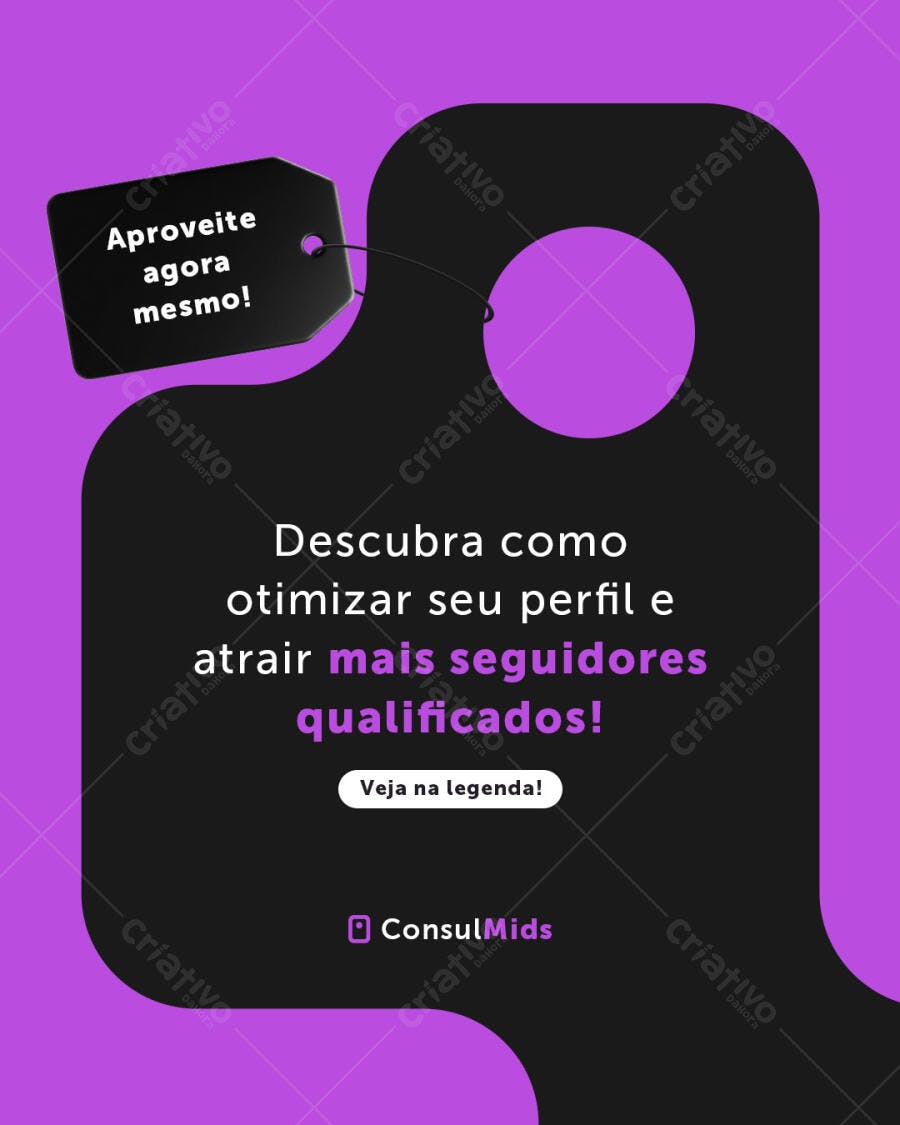 Post para Redes Sociais PSD Editável