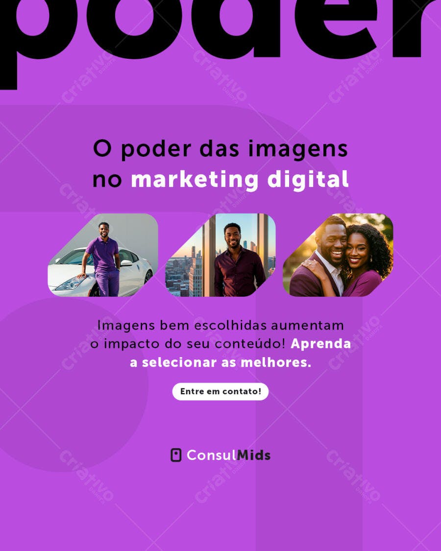 Post para Redes Sociais Marketing Digital PSD Editável