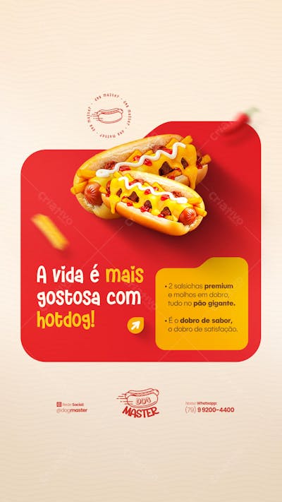 Hot Dog Cardápio Lanche Cachorro quente promoção Hamburgueria Lanchonete PSD (6)