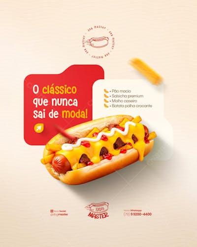Hot Dog Cardápio Lanche Cachorro quente promoção Hamburgueria Lanchonete PSD (14)