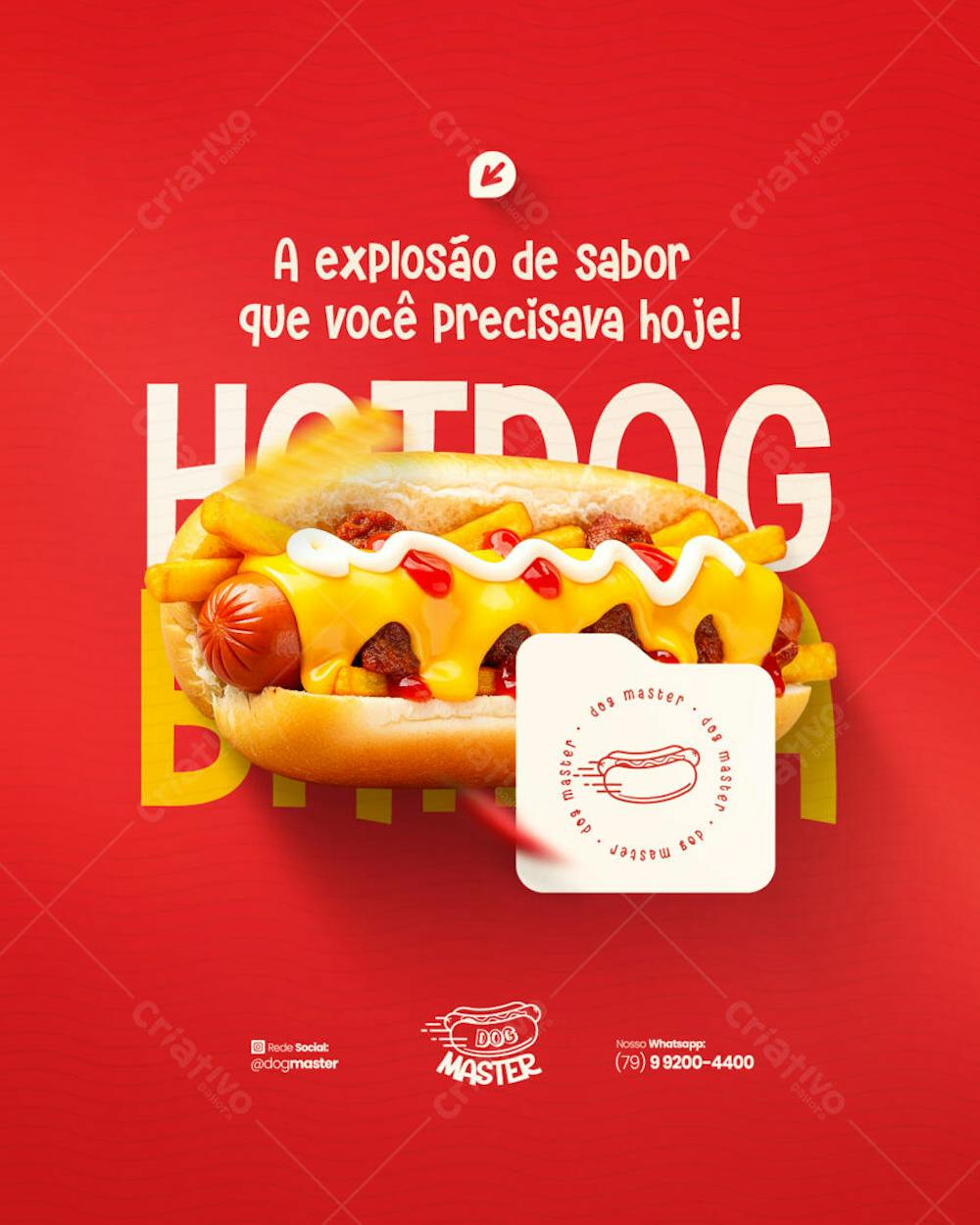Hot Dog Cardápio Lanche Cachorro quente promoção Hamburgueria Lanchonete PSD (13)