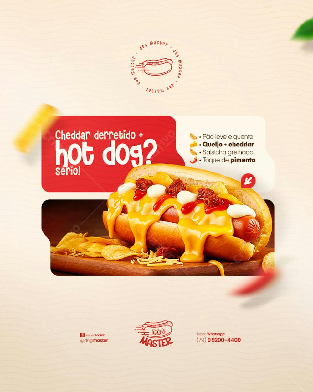 Hot Dog Cardápio Lanche Cachorro quente promoção Hamburgueria Lanchonete PSD (11)