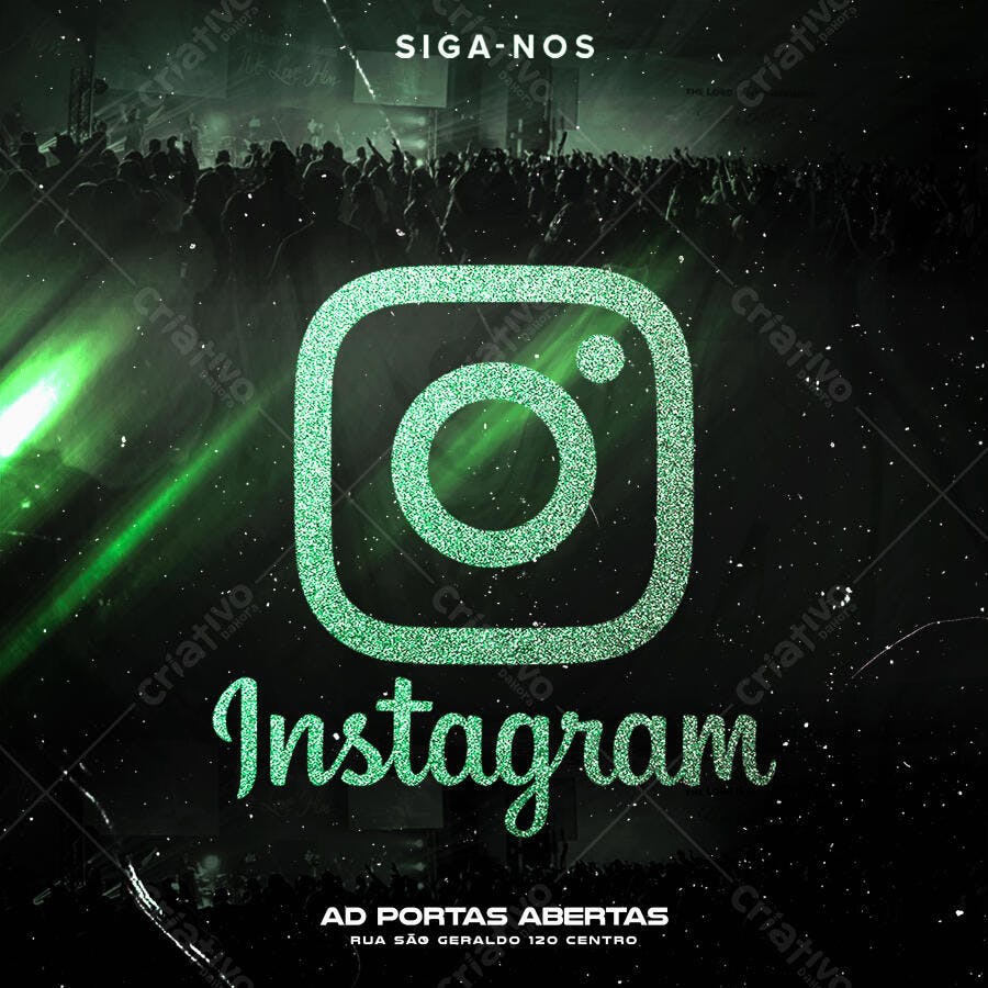 Flyer para Evento Instagram PSD Editável