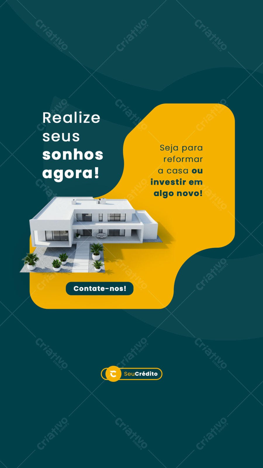 Postagem para Redes Sociais Imóveis PSD Editável