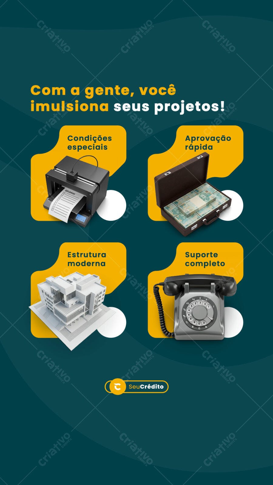Flyer para Empreendedores PSD Editável