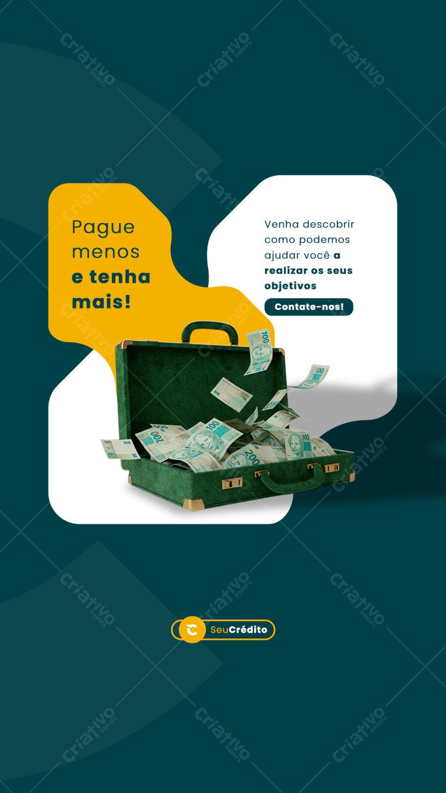 Post para Redes Sociais - Finanças PSD Editável
