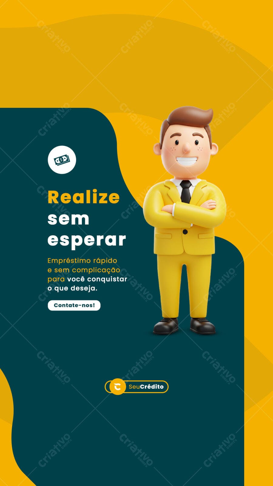 Postagem Instagram Emprestimo PSD Editável
