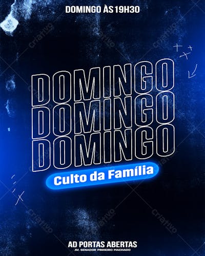 PSD DOMINGO CULTO DA FAMÍLIA