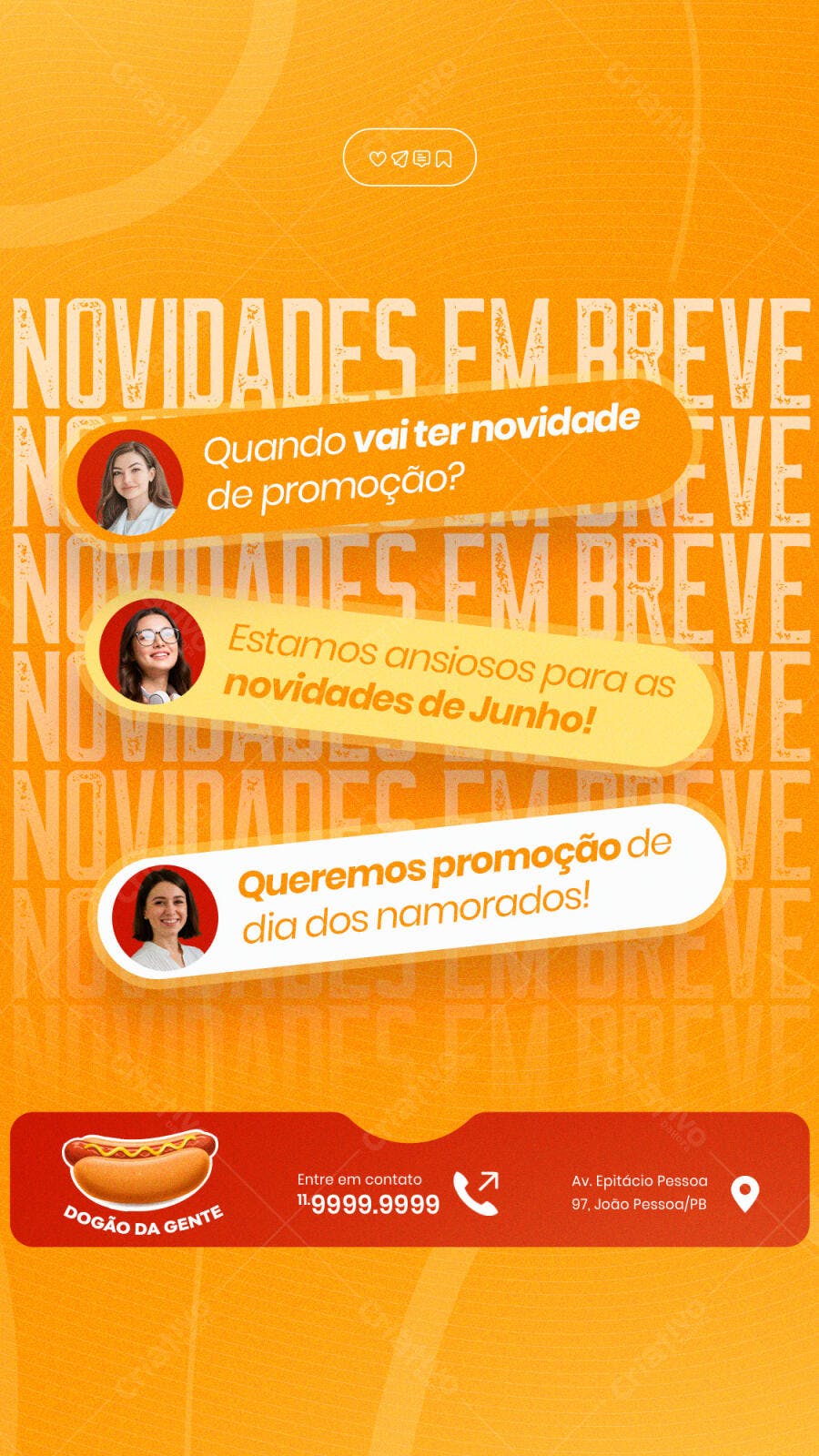 Postagem Redes Sociais Dia dos Namorados PSD Editável