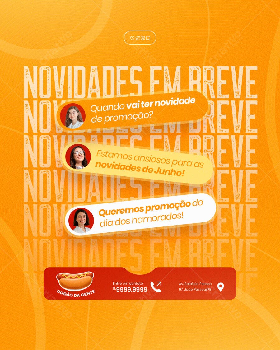Flyer para Promoções de Junho PSD Editável
