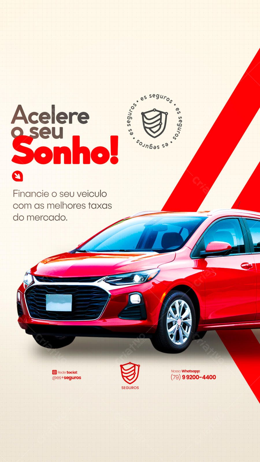 Flyer Financiamento de Veículo PSD Editável