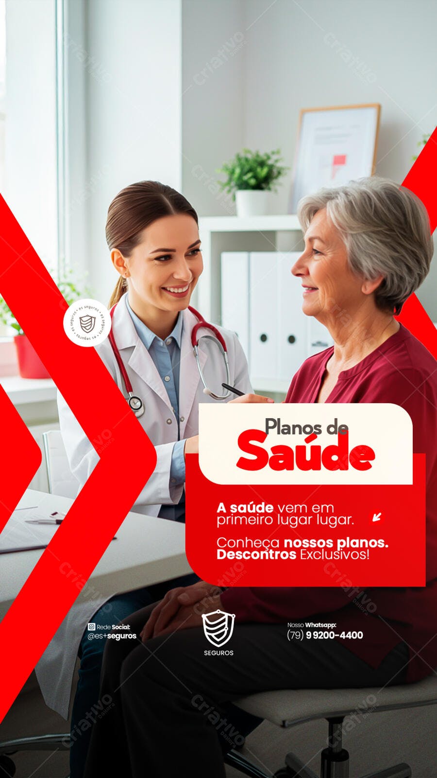 Flyer para Plano de Saúde PSD Editável