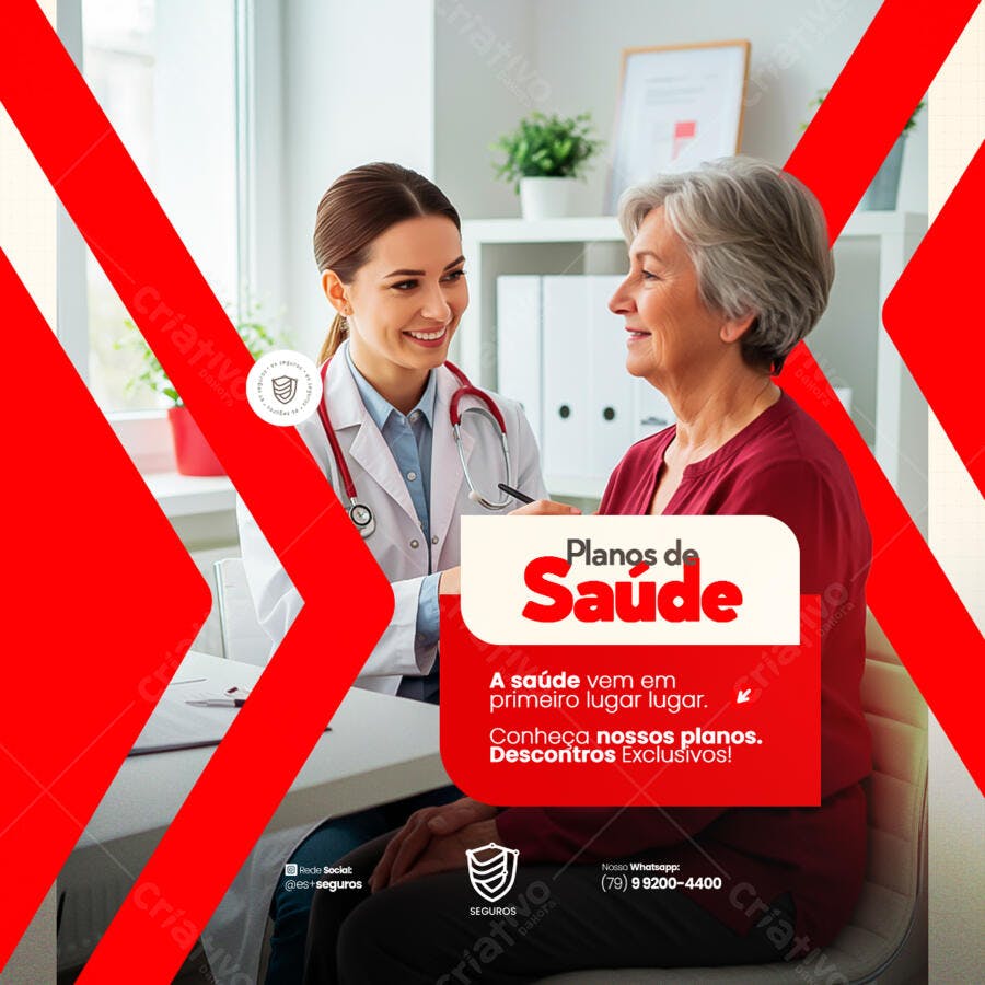 Flyer para Plano de Saúde PSD Editável