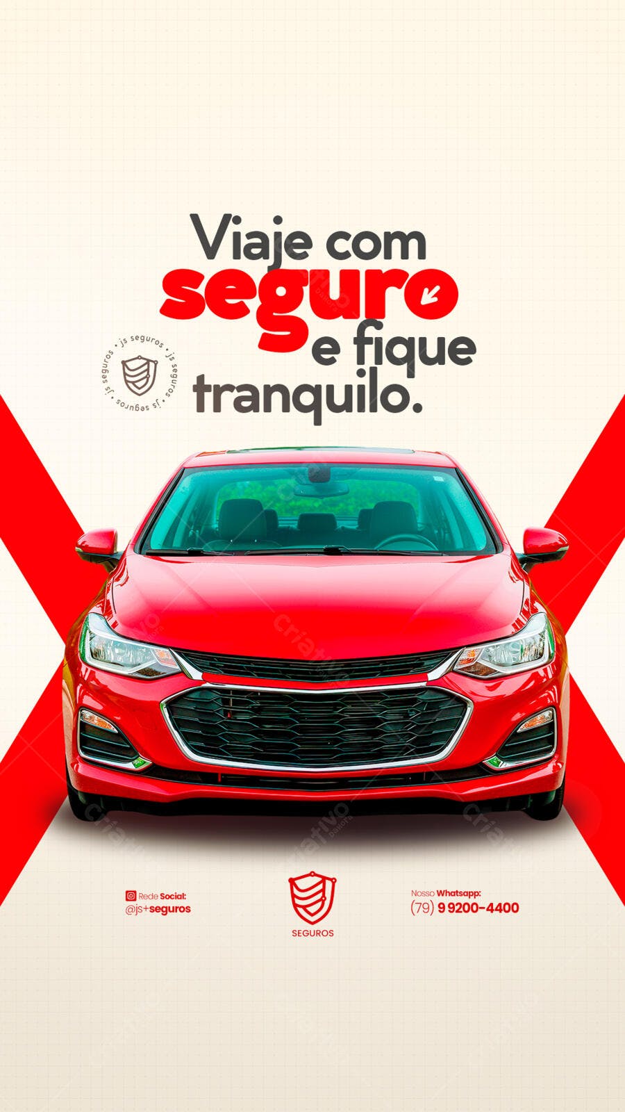 Flyer Seguro Auto PSD Editável