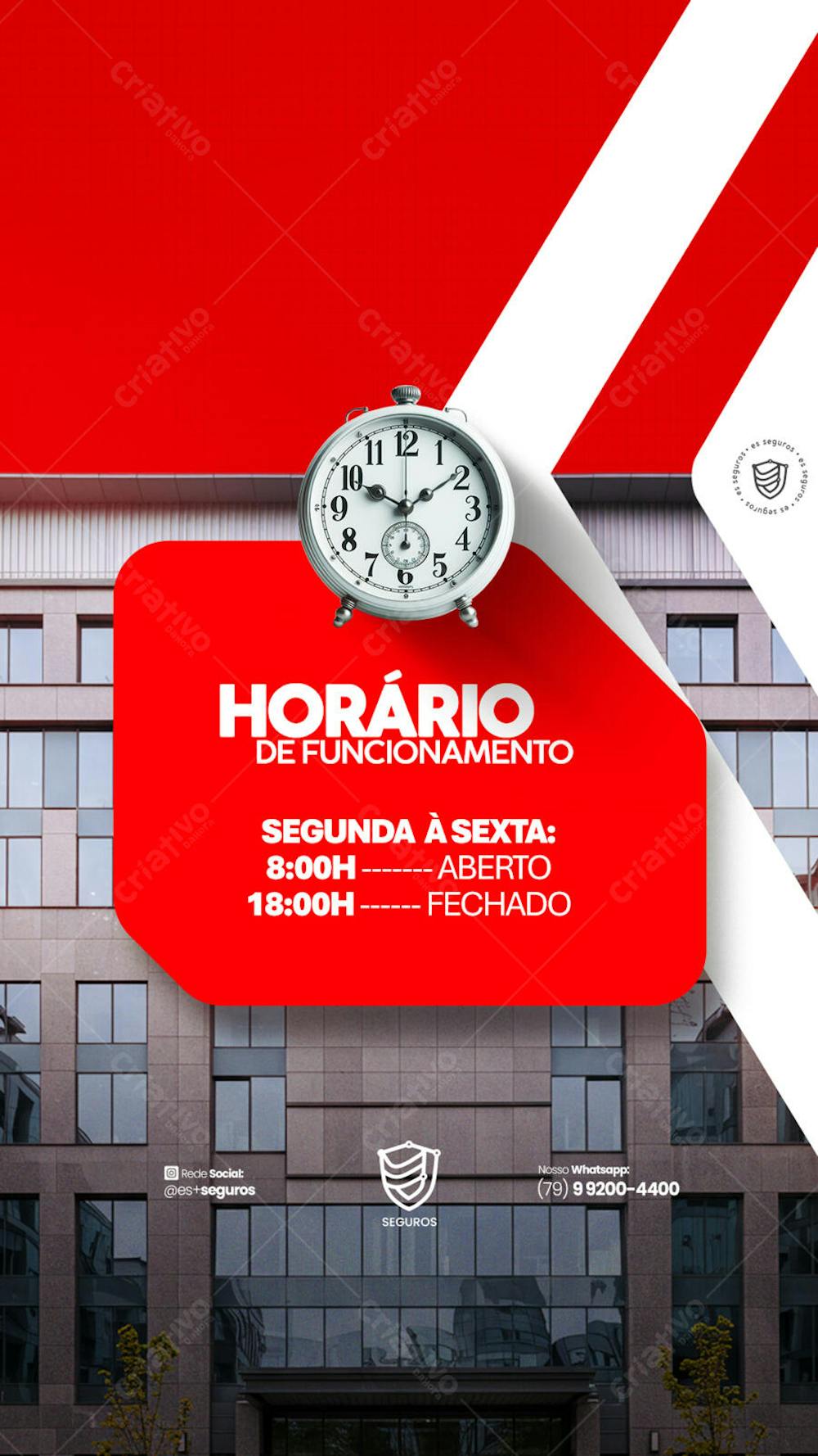 Empresa de Seguros MicroCrédito Seguro Empresarial Consórcios horário PSD Editável (31)