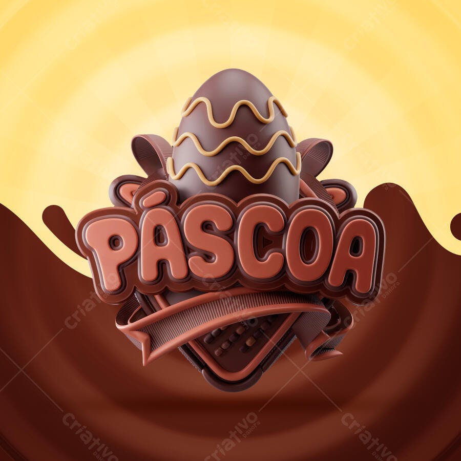 Flyer Páscoa PSD Editável