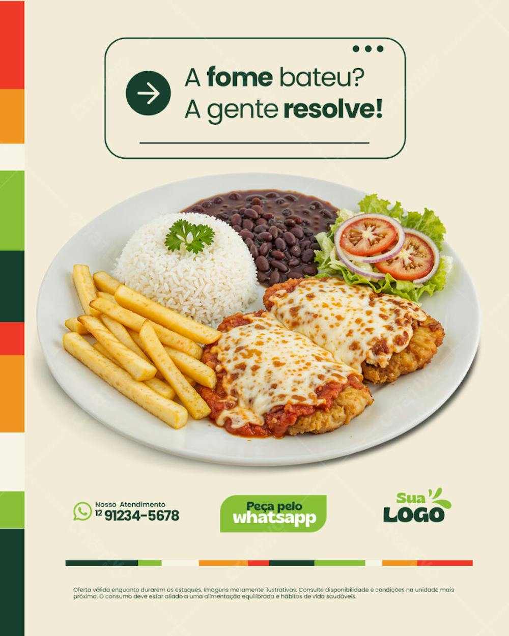 A fome bateu, a gente resolve!