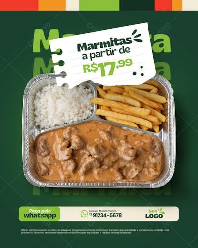 Marmitas a partir de