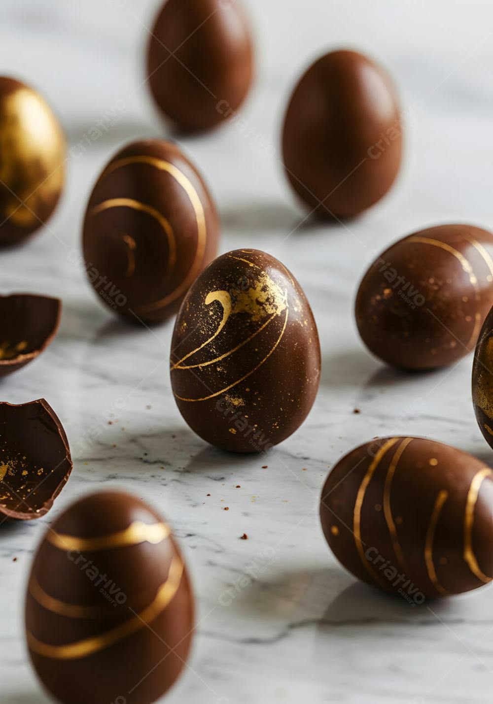Ovos de chocolate IA