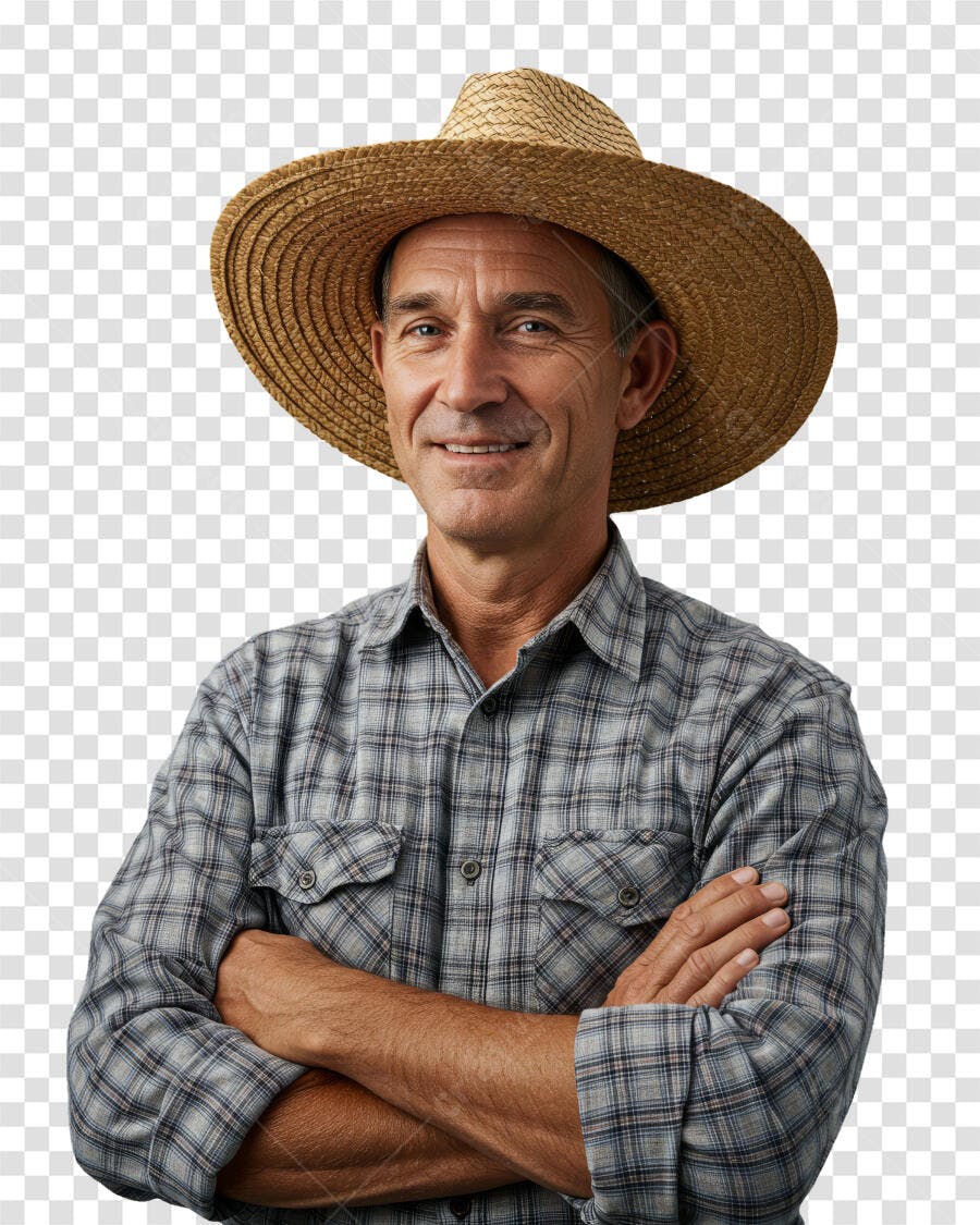 Imagem PNG Agricultor com fundo transparente