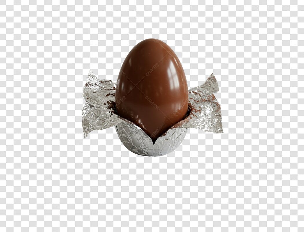Imagem Ovo de Páscoa Chocolate PNG com fundo transparente