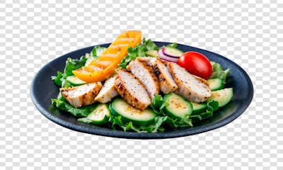 Salada e Frango