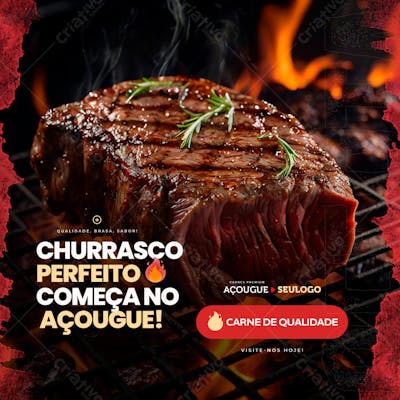 Churrasco perfeito começa no açougue