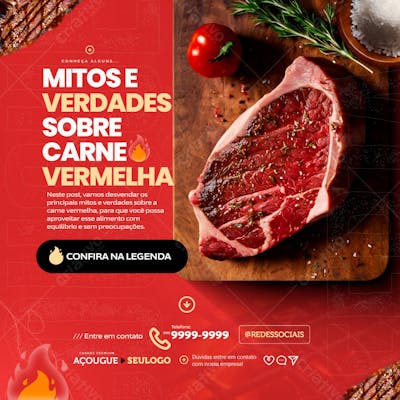 Mitos e verdades sobre carne vermelha