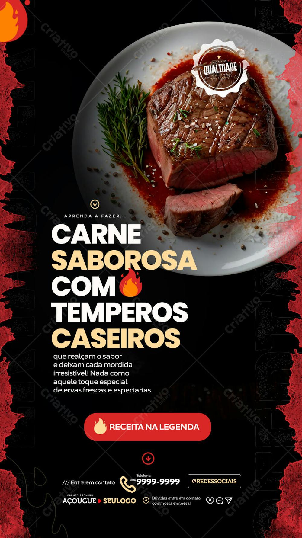 Aprenda você também a fazer uma carne sabora com alguns temperos