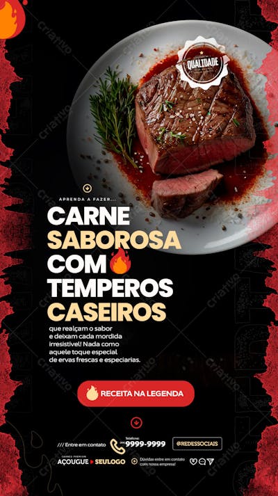 Aprenda você também a fazer uma carne sabora com alguns temperos