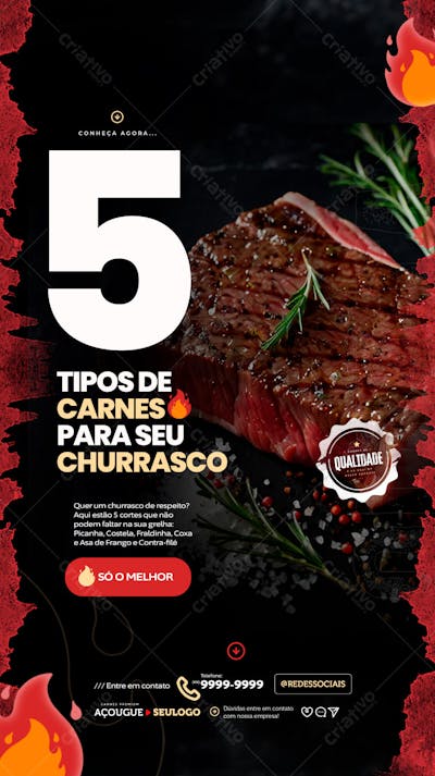 Conheça alguns tipos de carnes para você preparar o seu churrasco