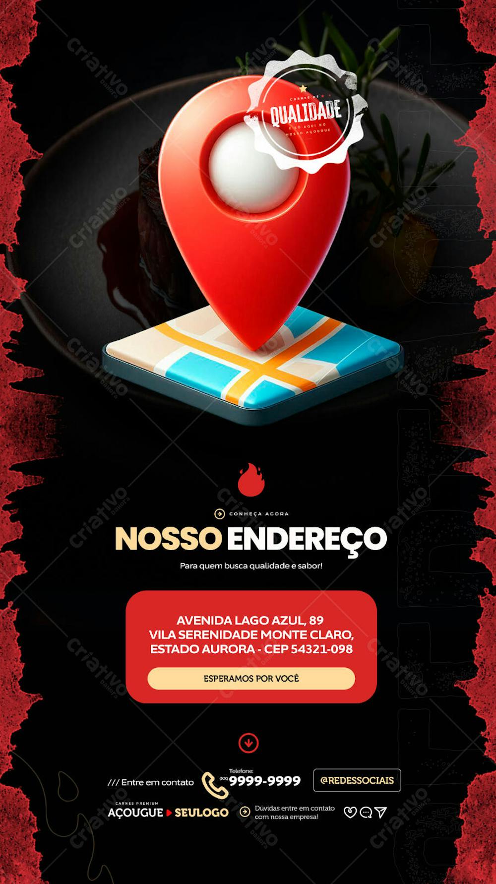 Procurando um açougue, conheça agora nosso endereço