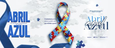 dia mundial do autismo vamos conscientizar  banner