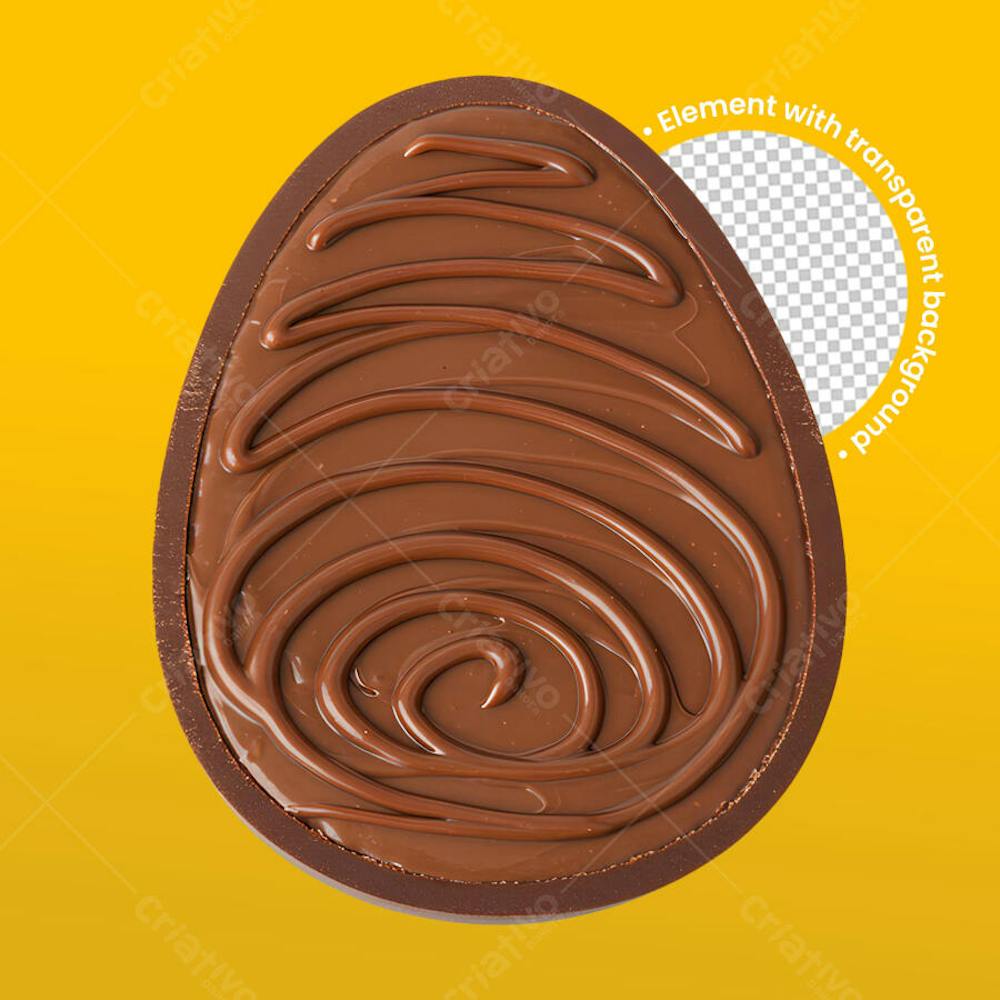 PSD Ovo de Páscoa de chocolate brasileiro
