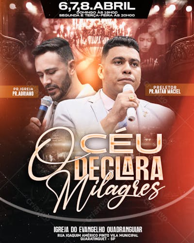 O Céu declara Milagres PSD